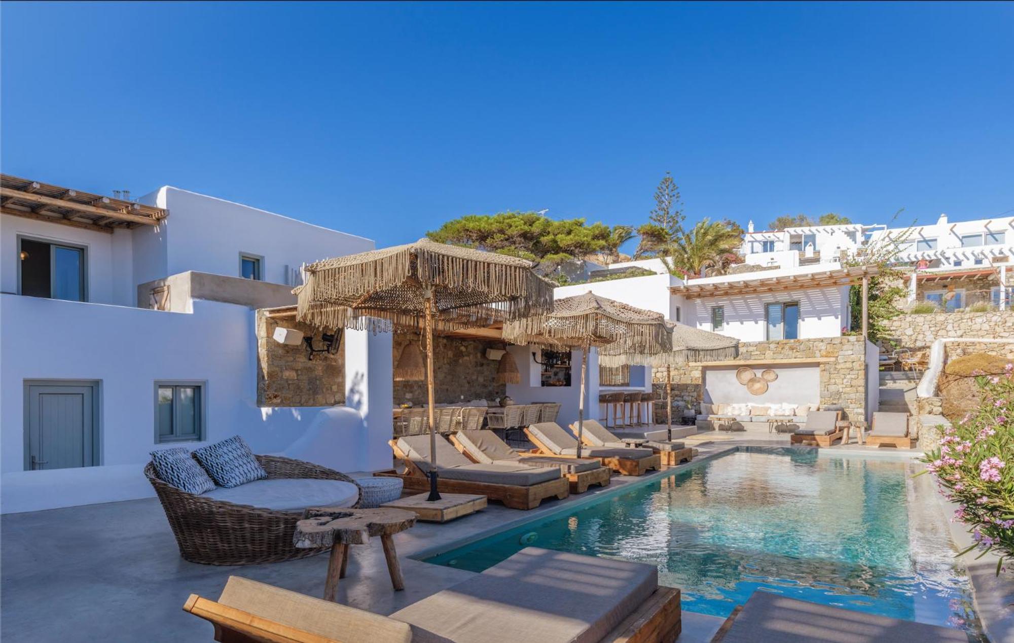 Trinity Mykonos - Beachfront Villa Platys Gialos  Exterior foto