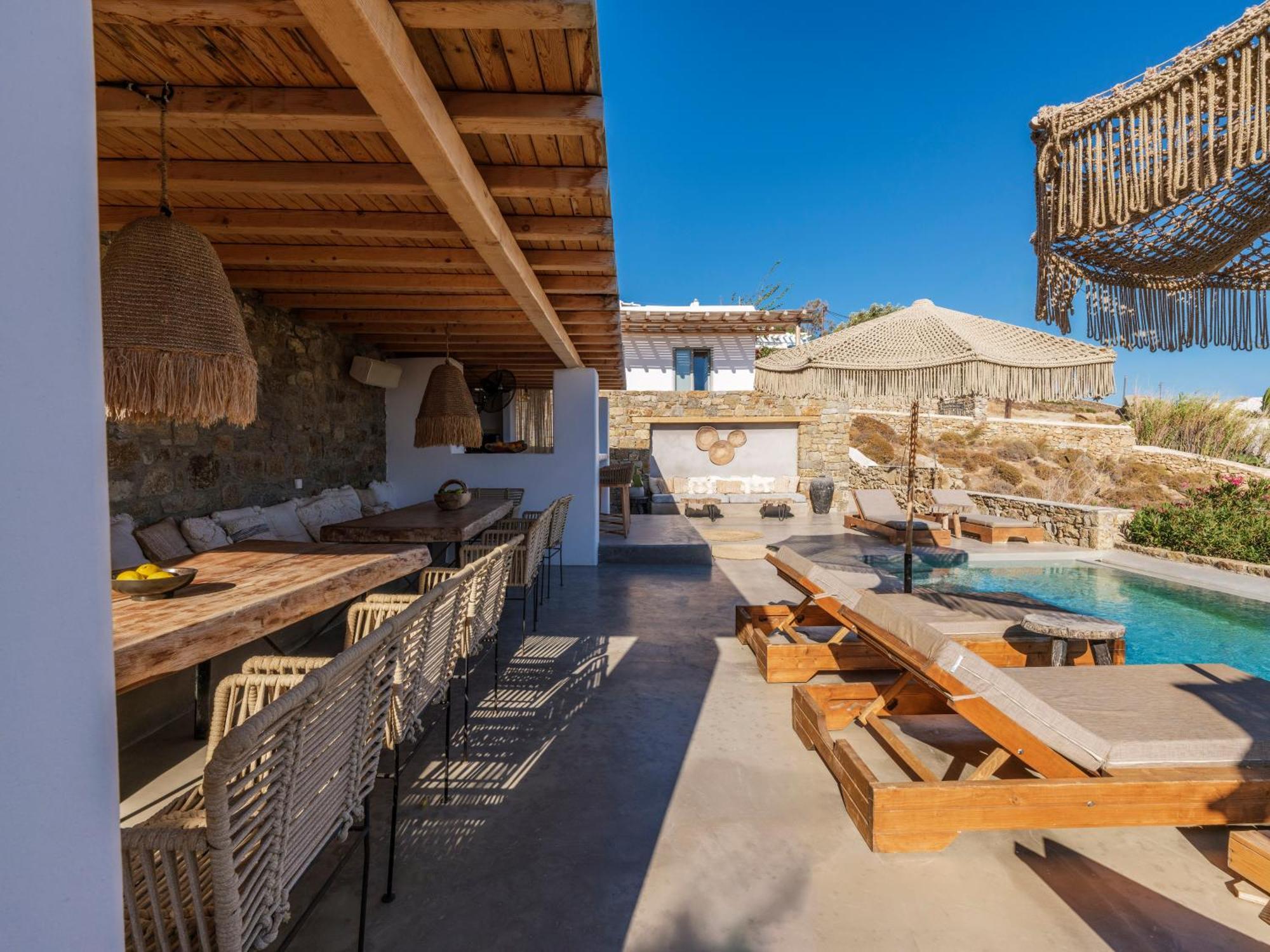 Trinity Mykonos - Beachfront Villa Platys Gialos  Exterior foto