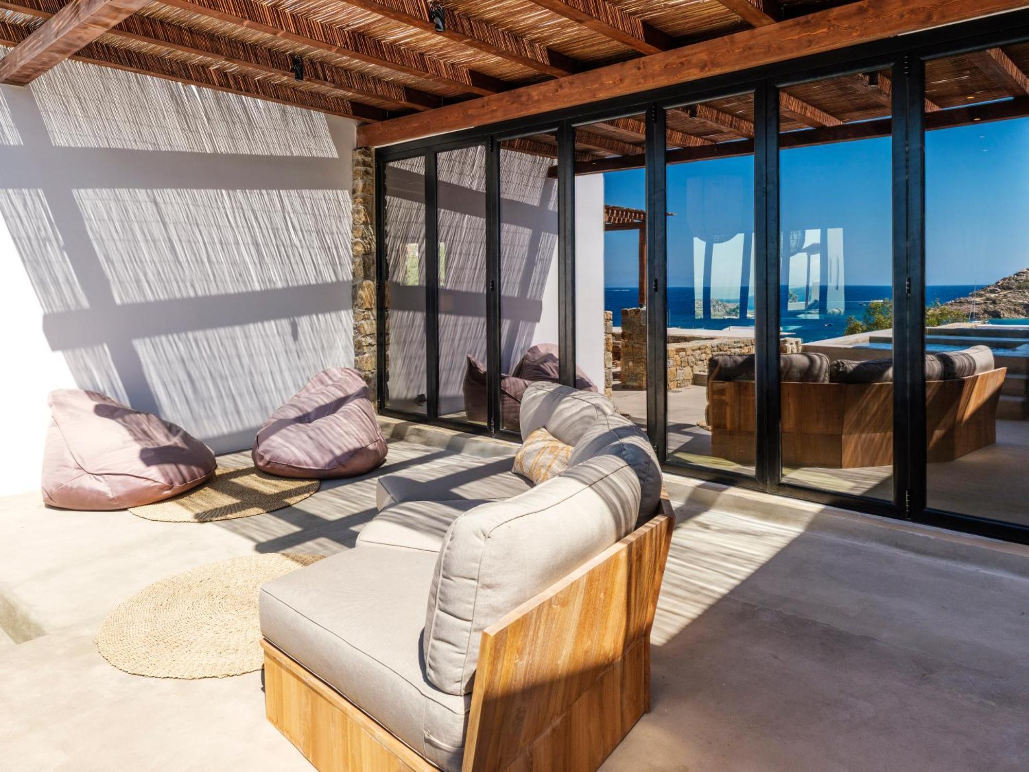 Trinity Mykonos - Beachfront Villa Platys Gialos  Exterior foto
