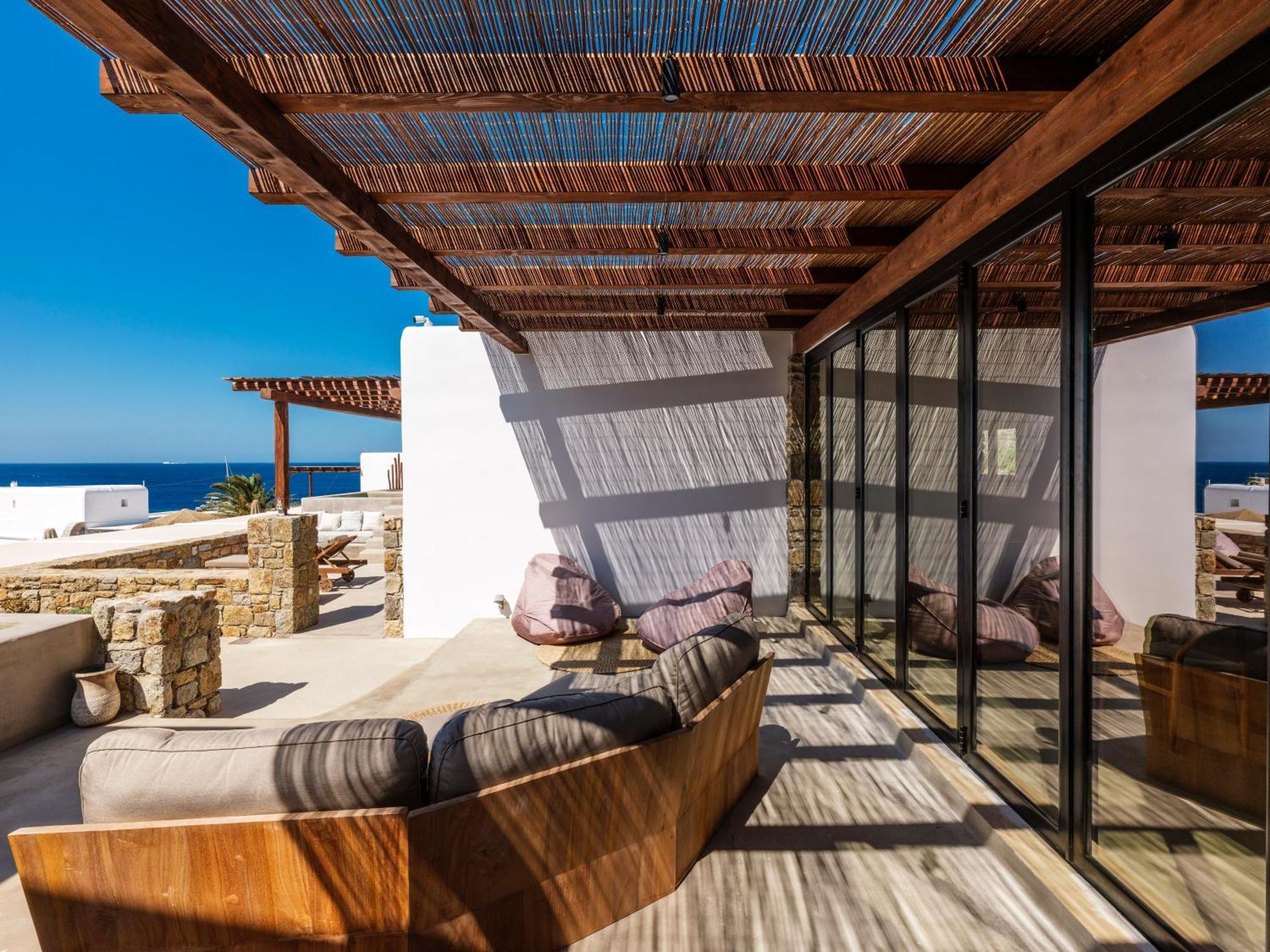 Trinity Mykonos - Beachfront Villa Platys Gialos  Exterior foto