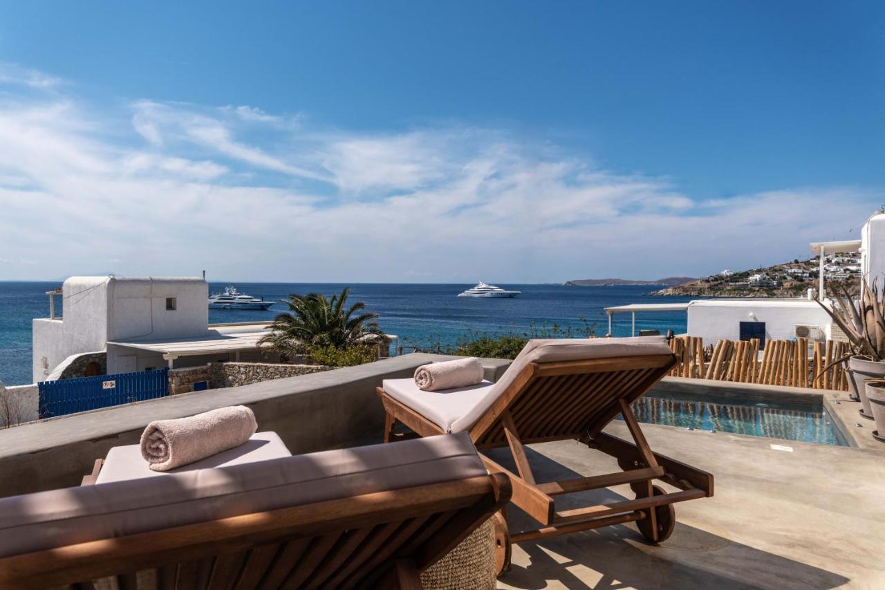 Trinity Mykonos - Beachfront Villa Platys Gialos  Exterior foto