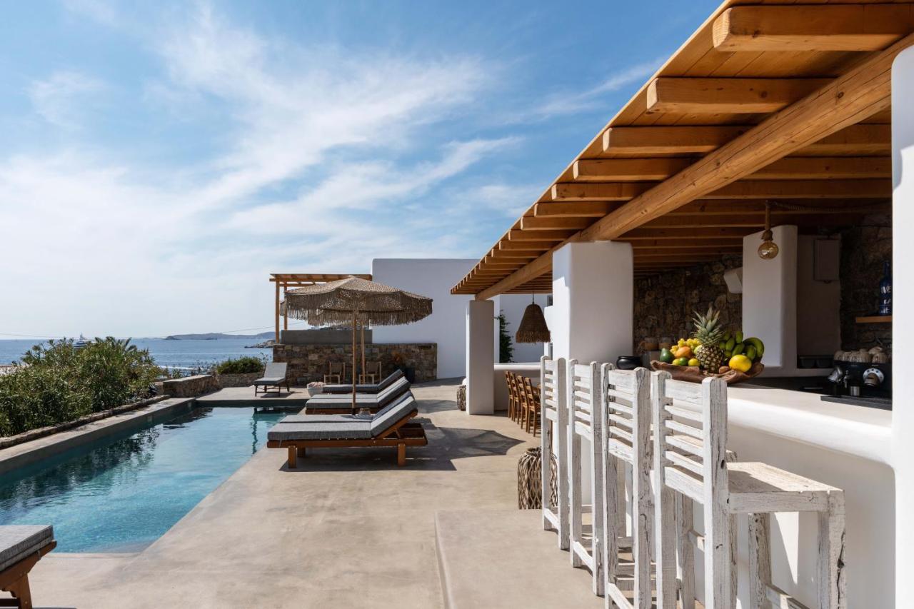 Trinity Mykonos - Beachfront Villa Platys Gialos  Exterior foto
