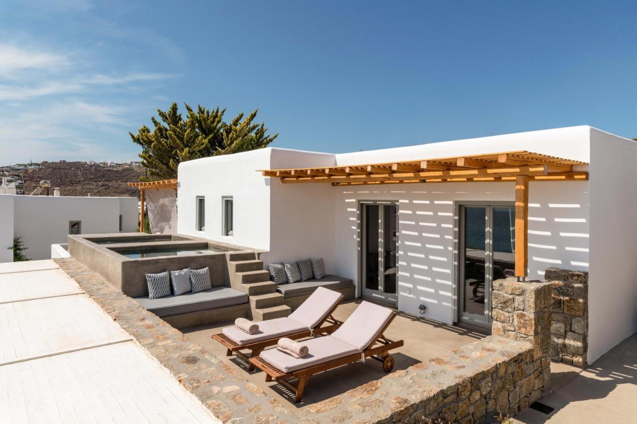 Trinity Mykonos - Beachfront Villa Platys Gialos  Exterior foto