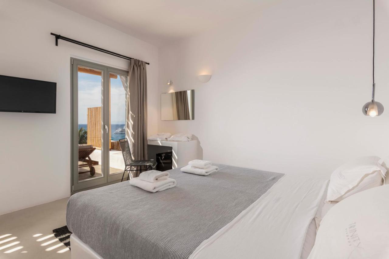 Trinity Mykonos - Beachfront Villa Platys Gialos  Exterior foto