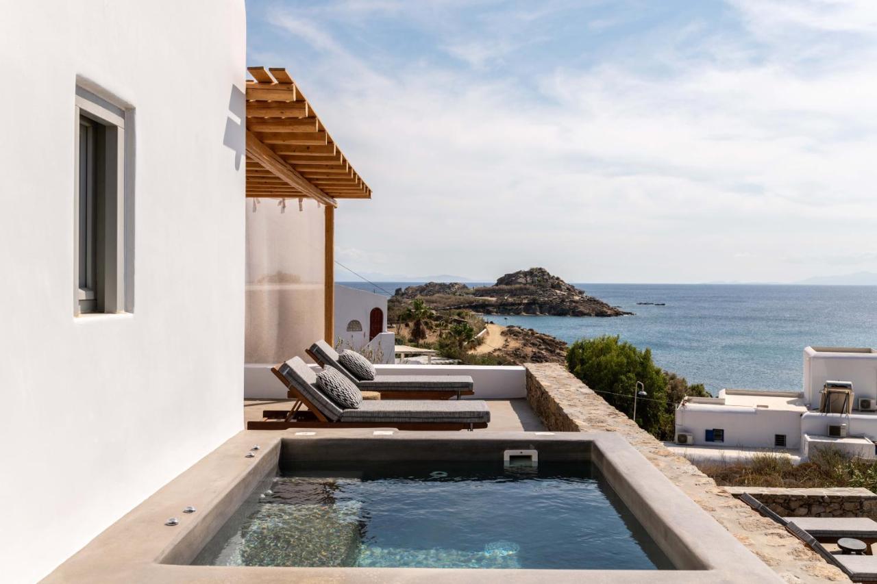 Trinity Mykonos - Beachfront Villa Platys Gialos  Exterior foto