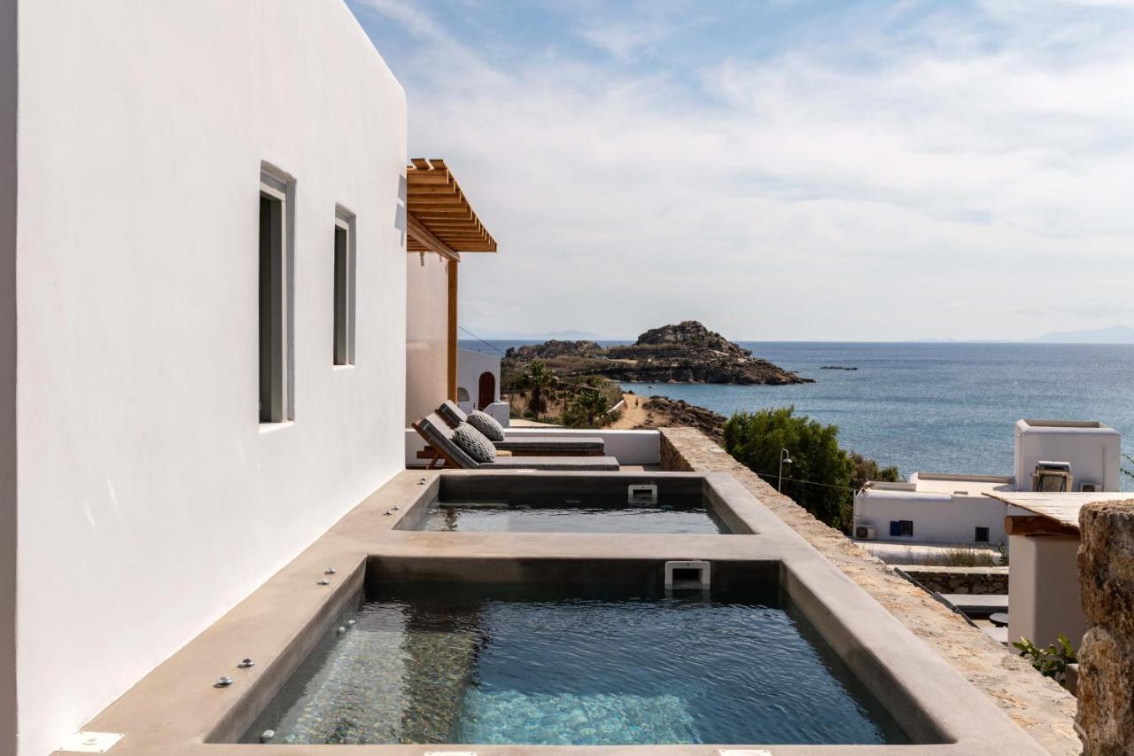 Trinity Mykonos - Beachfront Villa Platys Gialos  Exterior foto