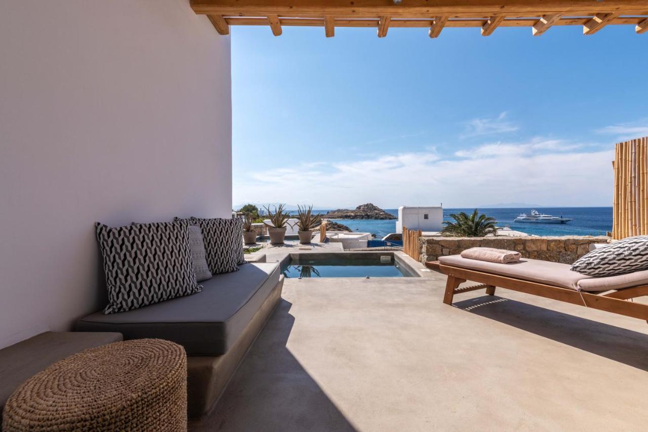 Trinity Mykonos - Beachfront Villa Platys Gialos  Exterior foto