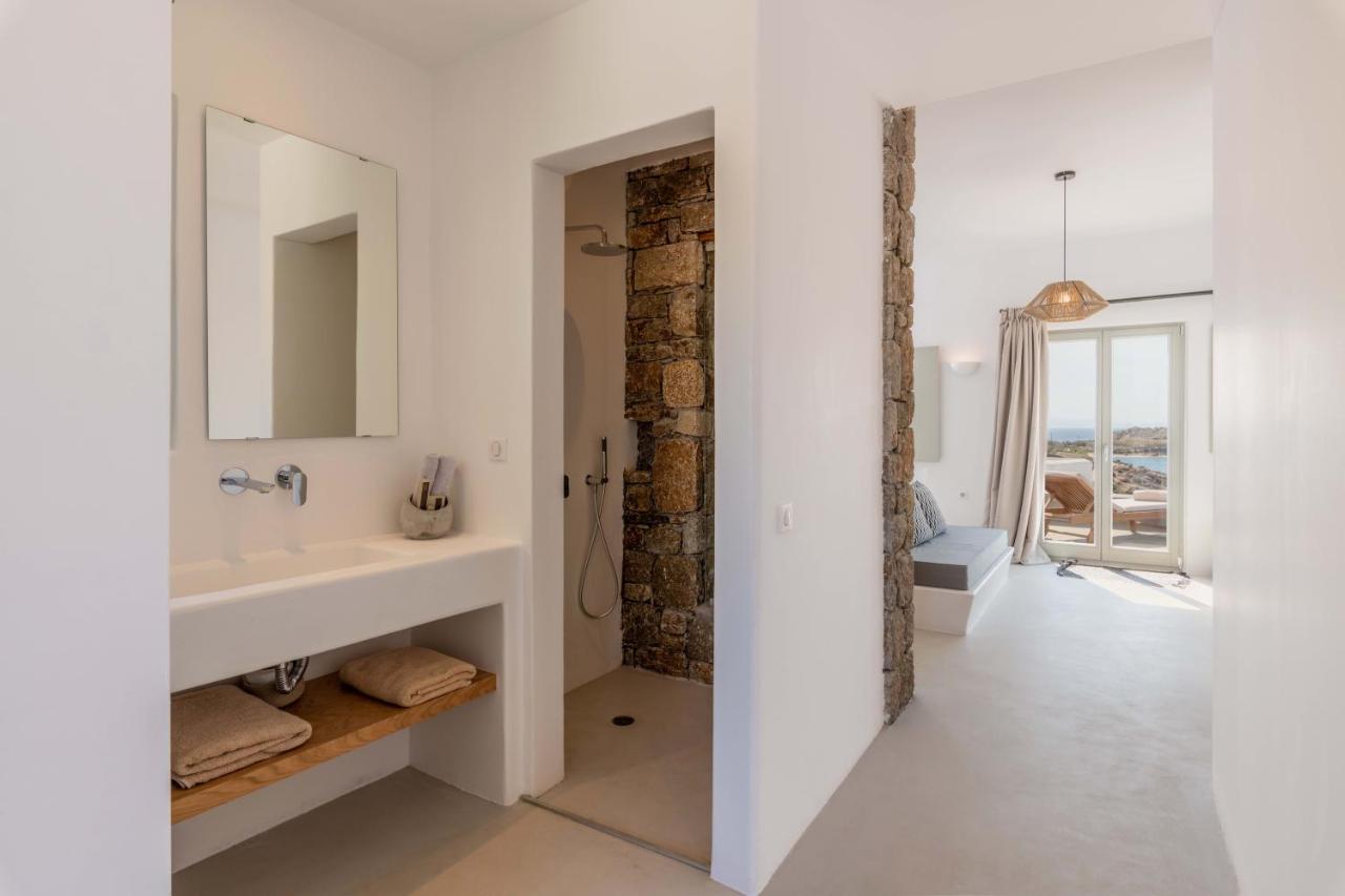Trinity Mykonos - Beachfront Villa Platys Gialos  Exterior foto