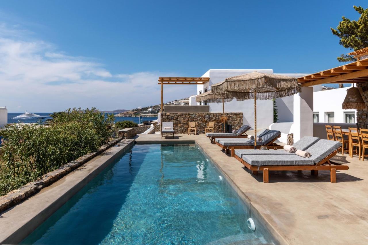 Trinity Mykonos - Beachfront Villa Platys Gialos  Exterior foto