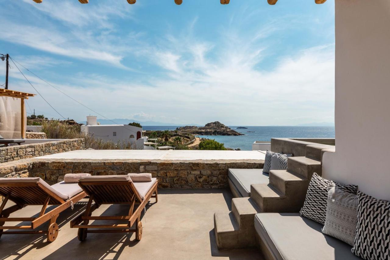 Trinity Mykonos - Beachfront Villa Platys Gialos  Exterior foto