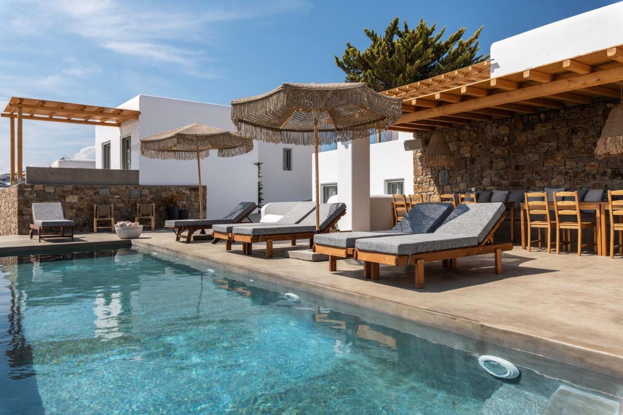 Trinity Mykonos - Beachfront Villa Platys Gialos  Exterior foto